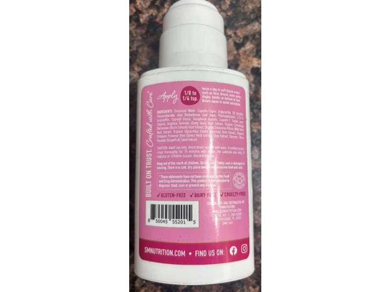 SM Nutrition Phyto-Estrogen Cream, 4 oz