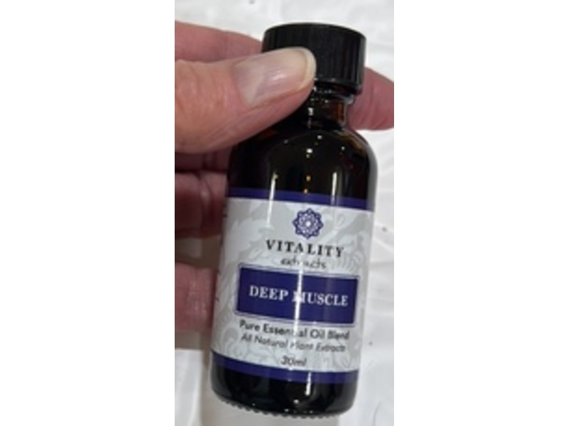 Vitality Extracts Pure Essential Oil Blend, Deep Muscle, 30 mL