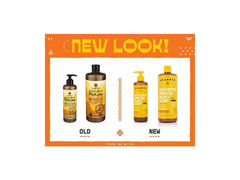 Alaffia Authentic African Black Soap, 32 fl oz (950 mL)