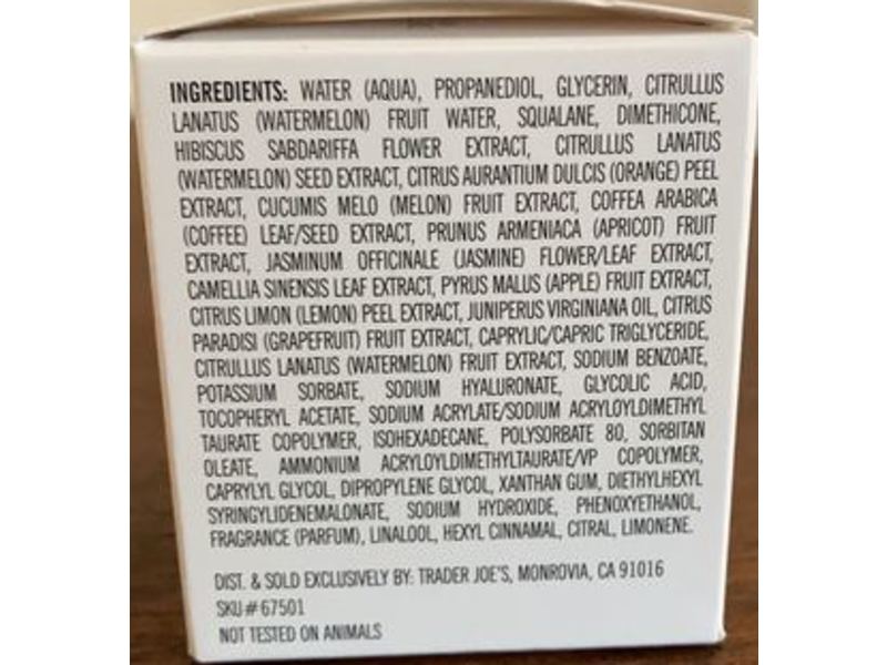 Trader Joe's Overnight Face Mask, Watermelon, 2 oz/57 g