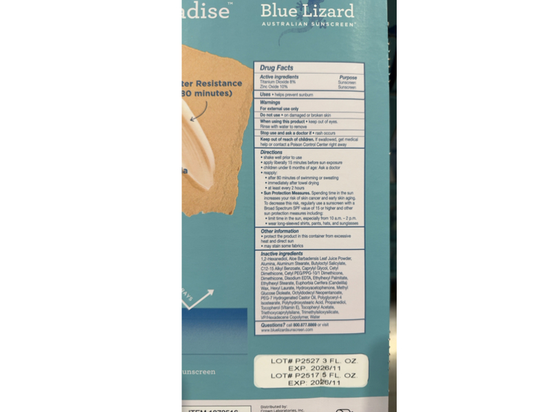 Blue Lizard Sensitive + Mineral Sunscreen Lotions, SPF 50, Set of 2