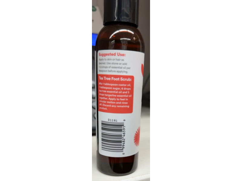 365 Whole Foods Market Emollient Castor Oil, 4 fl oz/118 mL