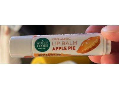 Whole Foods Market Organic Lip Balm, Apple Pie, 0.35 oz