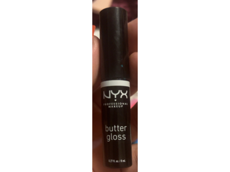 Nyx Professional Make Up Butter Gloss, Licorice, 0.27 fl oz/8 mL