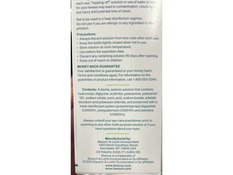 Bio True Multi Purpose Solution, 10 fl oz/296 mL