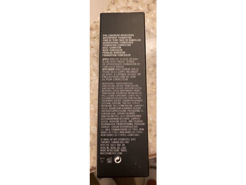 MAC Pro Longwear Nourishing Waterproof Foundation, NW20, 0.84 fl oz/25 mL