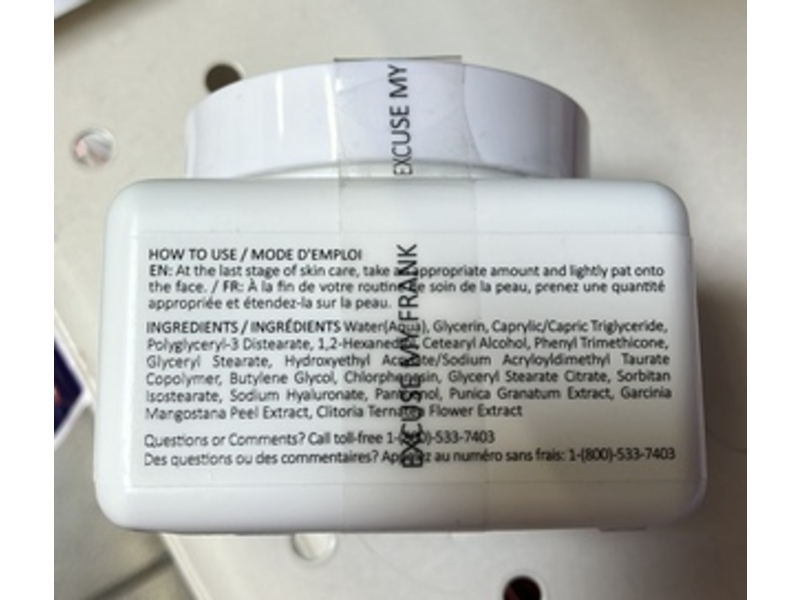 Excuse My Frank Intense Moisturizing Cream, 5.29 oz/150 g