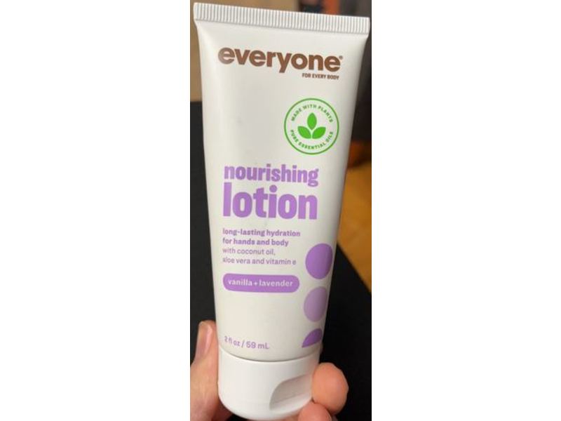 Everyone Nourishing Lotion, Vanilla + Lavender, 2 fl oz/59 mL