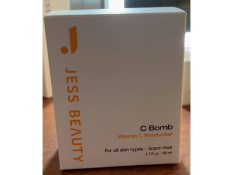 Jess Beauty C Bomb Moisturizer, Vitamin C, 1.7 fl oz/50 mL
