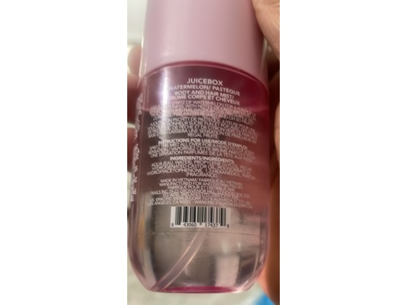 Holler And Glow Body & Hair Mist, Juice Box, 3.38 fl oz/100 mL