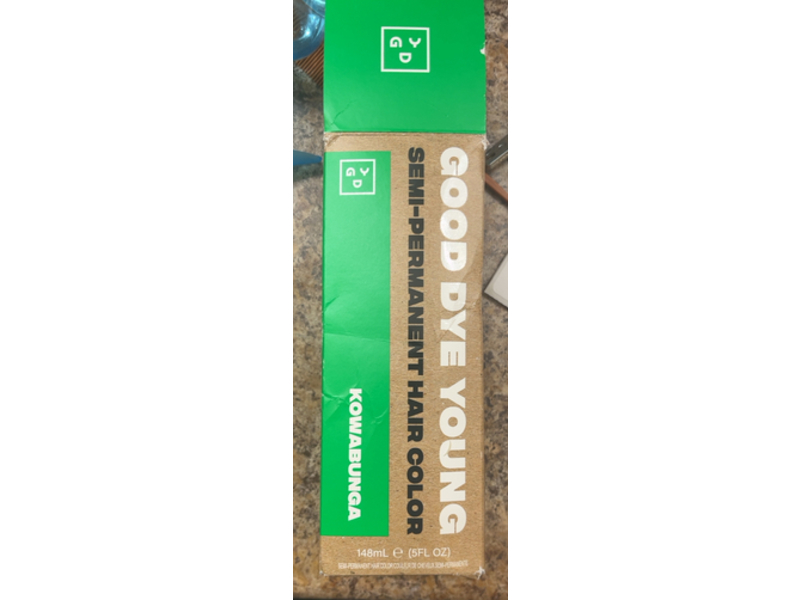 Good Dye Young Semi Permanent Hair Color, Kowabunga, 5 fl oz/148 mL
