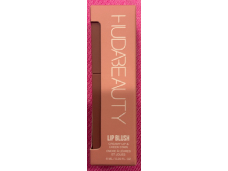 Huda Beauty Lip Blush Cream Lip & Cheek Stain, Berry Kiss, 0.20 fl oz/8 mL