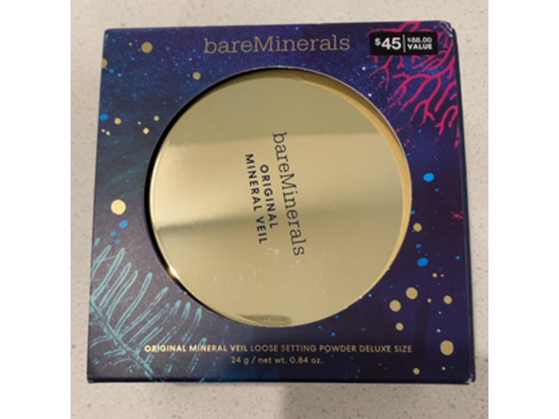 bareMinerals Original Mineral Veil Loose Setting Powder, Translucent, 0.84 oz/24 g