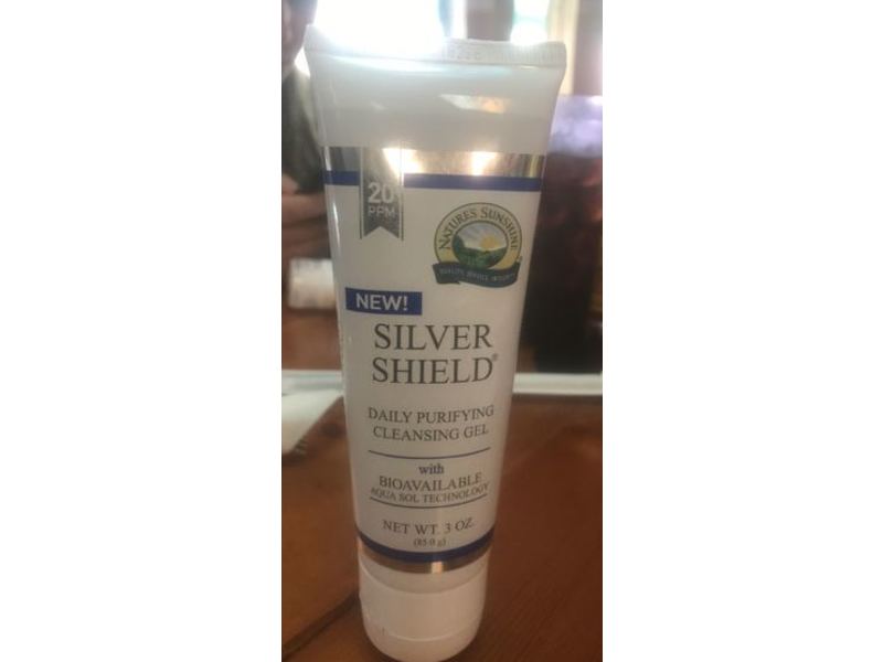 Nature's Sunshine Silver Shield Daily Purifying Cleansing Gel, Bioavailable Aqua Sol Technology, 3 oz/85.0 g