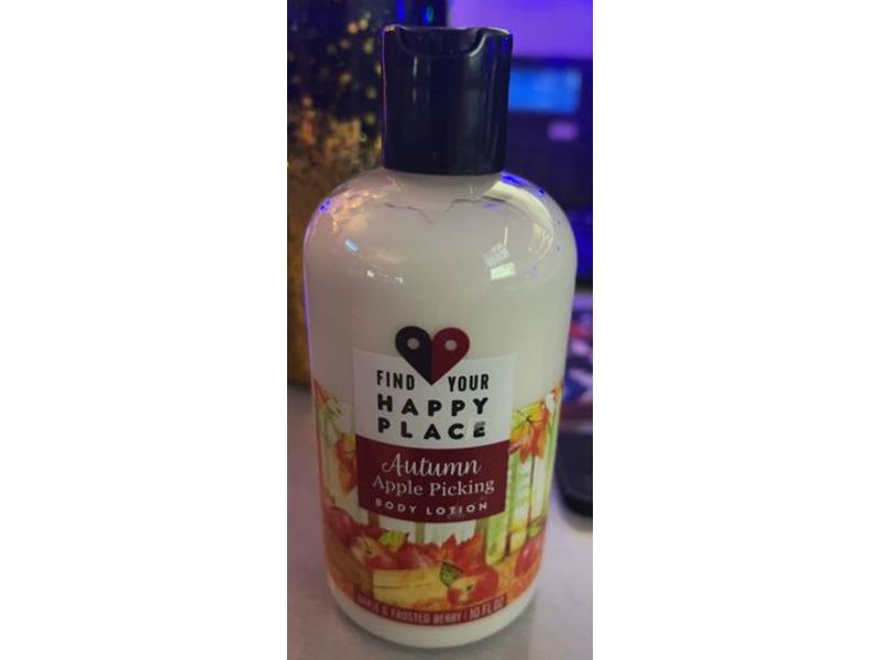 Find Your Happy Place Autumn Apple Picking Body Lotion, Apple & Frosted Berry, 10 fl oz