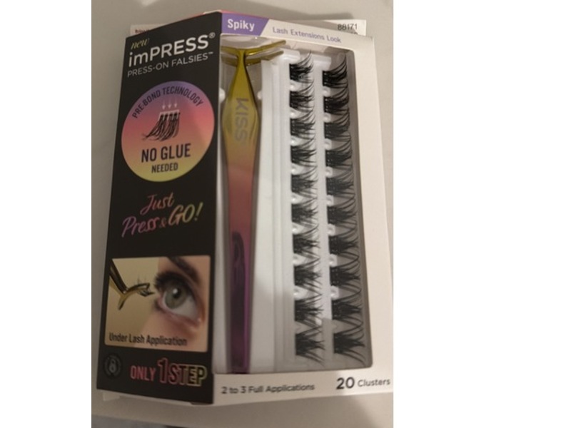 Impress Press On Falsies, Spiky, 20 Count