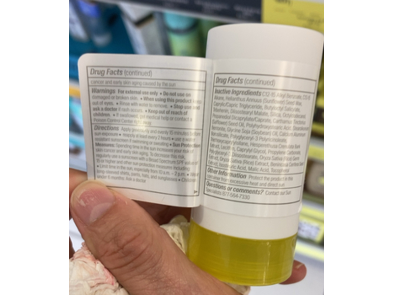 Supergoop! Mineral Sheer Stick, SPF 30, 0.70 oz/20 g