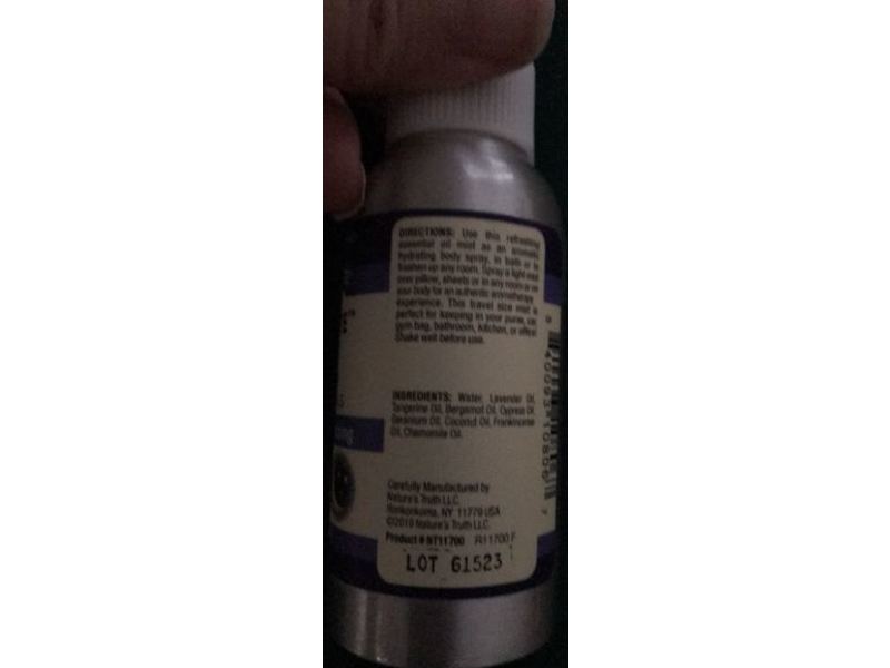 Nature's Truth Goodnight On The Go Topical Mist, Relaxing, 2.4 fl oz/71 mL