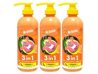 Mr. Bubble 3-in-1 Body Wash + Shampoo + Conditioner, Spirited Citrus, 20 fl oz/591 mL, Pack Of 3 - thumbnail 1