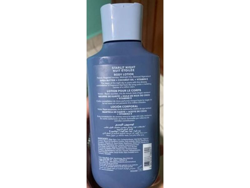 Bath & Body Works Body Lotion, Starlit Night, 8 fl oz/,236 mL