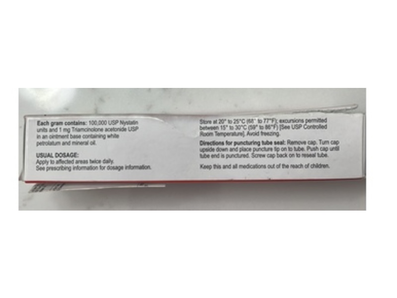 Nystatin and Triamcinolone Acetonide Ointment, 15 g, Macleods (Rx)