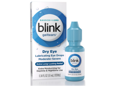 Bausch & Lomb Blink Gel Tears Lubricating Eye Drops, 0.34 fl oz/10 mL