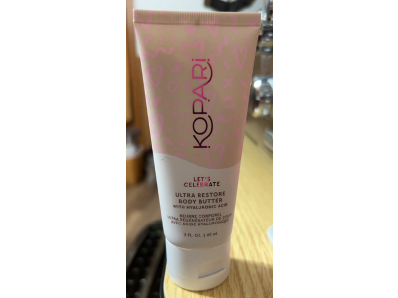 Kopari Ultra Restore Body Butter, Hyaluronic Acid, 2 fl oz/60 mL