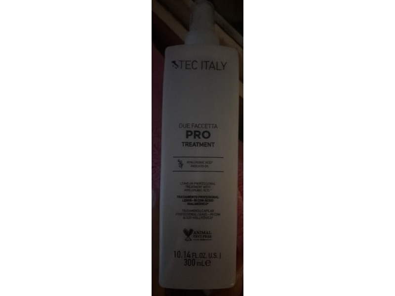 Tec Italy Pro Treatment Leave In, Hyaluronic Acid & Avocado Oil, 300 mL