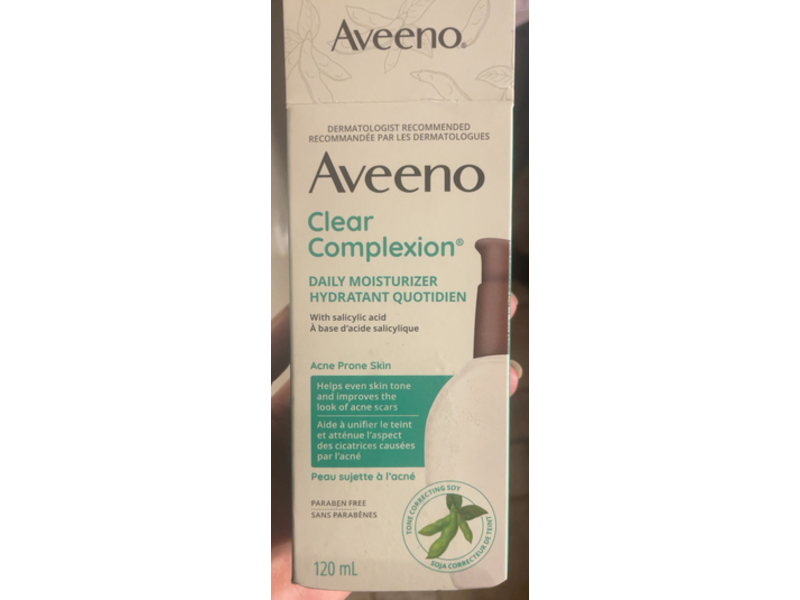 Aveeno Clear Complexion Daily Moisturizer, Salicylic Acid, 4.0 oz/120 mL