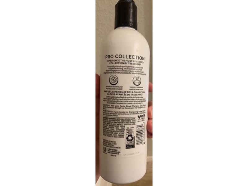 Tresemme Purple Blonde Conditioner, 20 fl oz/592 mL