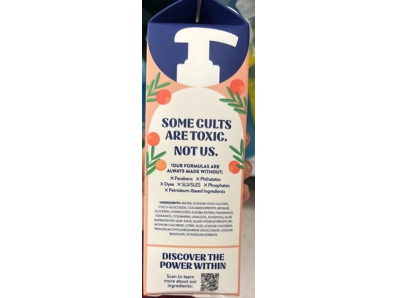 Cleancult Liquid Hand Soap Refill, Juniper Sandalwood, 32 fl oz/946 mL