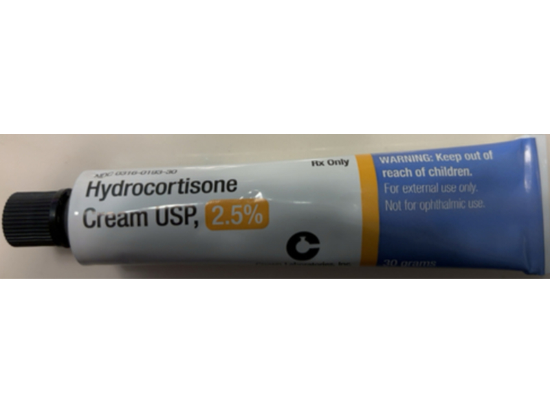 Hydrocortisone Cream 2.5%, 30 G, Crown Laboratories (Rx)