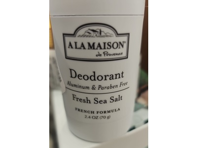 A La Maison De Provence Deodorant, Fresh Sea Salt, 2.4 oz/70 g