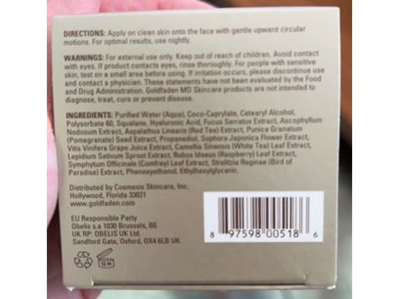 Goldfaden MD Plant Profusion Night Cream, 1.7 fl oz/50 mL