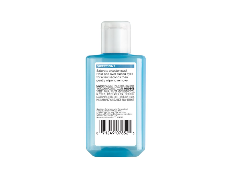 L'Oreal Paris Clean Artiste Eye Makeup Remover, 4 fl oz/118 mL