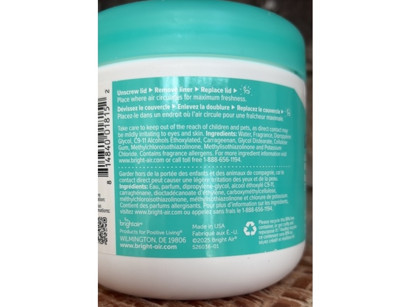 Bright Air Super Odor Eliminator, Linen & Spring Breeze, 14 oz/397 g, Pack Of 6
