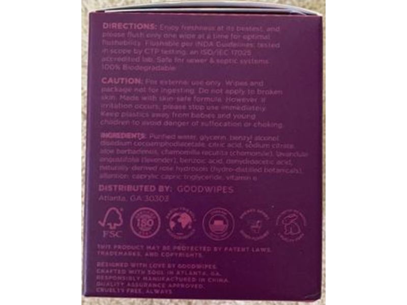 Good Wipes Down There Sensual Seduction Wipes, 16 Wipes