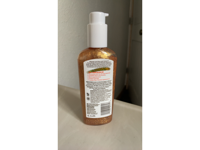 Palmer's Cocoa Butter Formula Shimmer Radiance Body Oil, 5.1 fl oz/150 mL