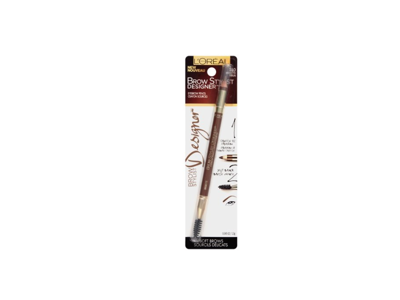 L'Oreal Paris Brow Stylist Designer Brow Pencil, 310 Brunette, 0.045 oz/1.3 g
