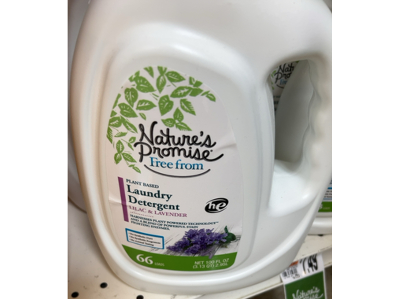 Nature's Promise, Laundry Detergent Lilac & Lavender, 66 Loads, 100 fl oz/2.95 L