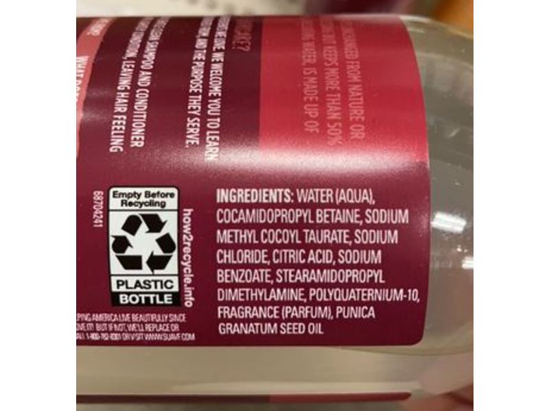 Suave Gentle Clean Shampoo, Pomegranate, 11 fl oz/325 mL