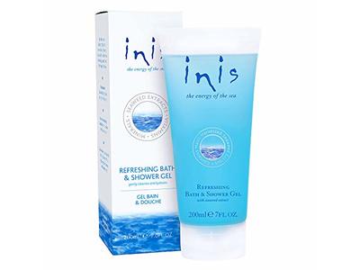 Inis The Energy Of The Sea Refreshing Bath & Shower Gel, Seaweed Extracts, 7 fl oz/200 mL
