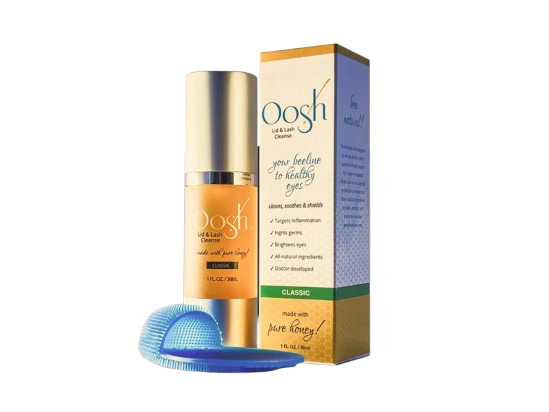 Oosh! Lid & Lash Cleanse, 1 fl oz/30 mL