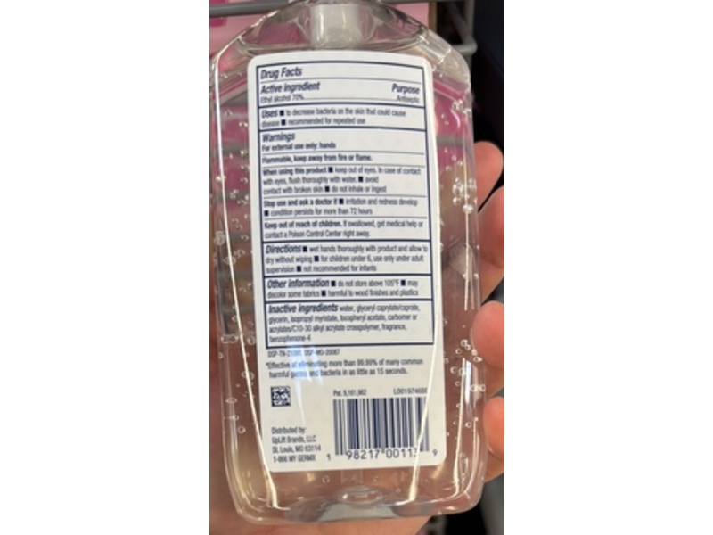 Germ-X Advanced Hand Sanitizer, 70% Alcohol, 12 fl oz/354 mL