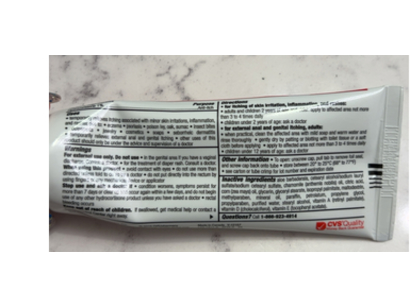 CVS Health Maximum Strength Cortisone Cream, 2 oz/60 g