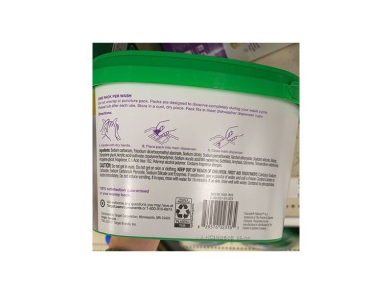 Up & Up Ultimate Dishwasher Packs, Fresh Scent, 22.8 oz/648 g, 36 Packs