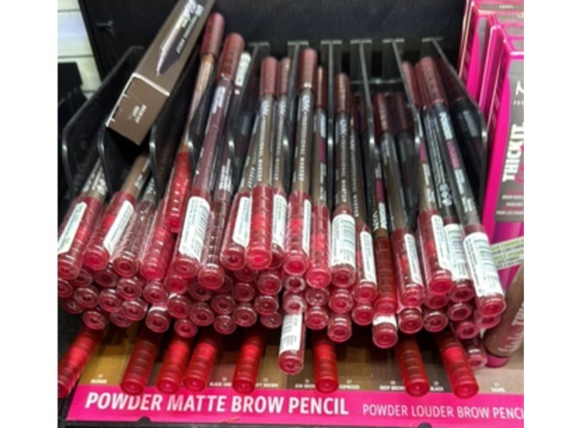 Nyx Professional Makeup Powder Louder Eyebrow Pencil, Black Cherry, 0.04 oz/1.15 g