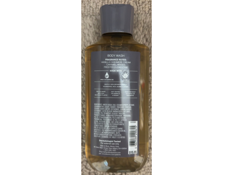 Bath & Body Works Body Wash, Snowflakes & Cashmere, 10 fl oz/295 mL