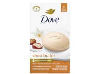 Dove Beauty Bar, Shea Butter & Vanilla Scent, 106 g, 6 Count - thumbnail 1