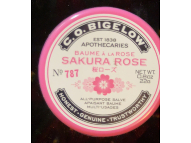 C.O. Bigelow All-Purpose Salve, Sakura-Rose, 0.8 oz/22 g